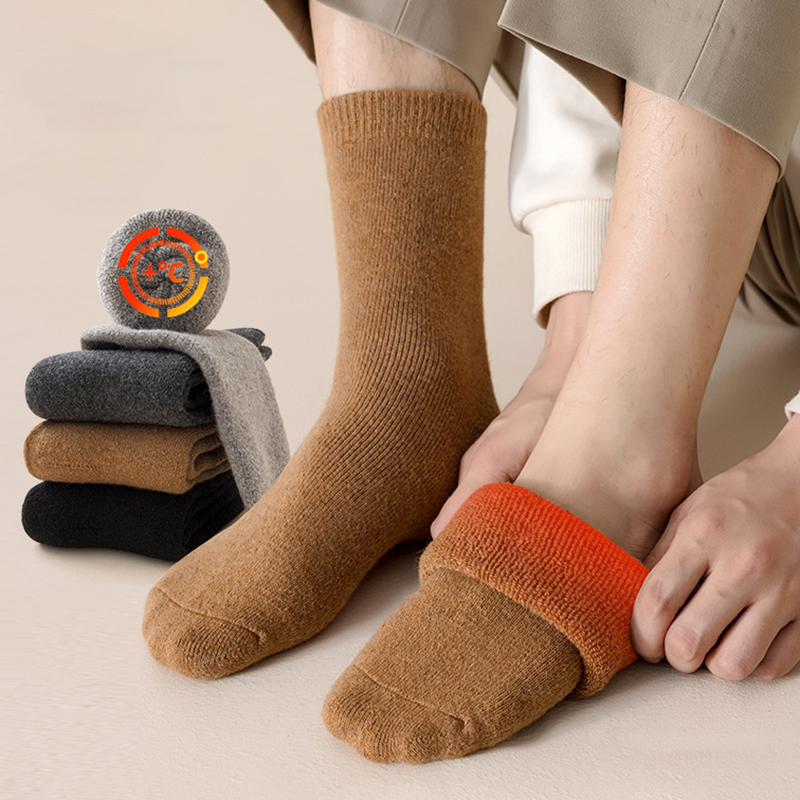Thermal Sock Winter - 2 paar warme wintersokken heren superdikke