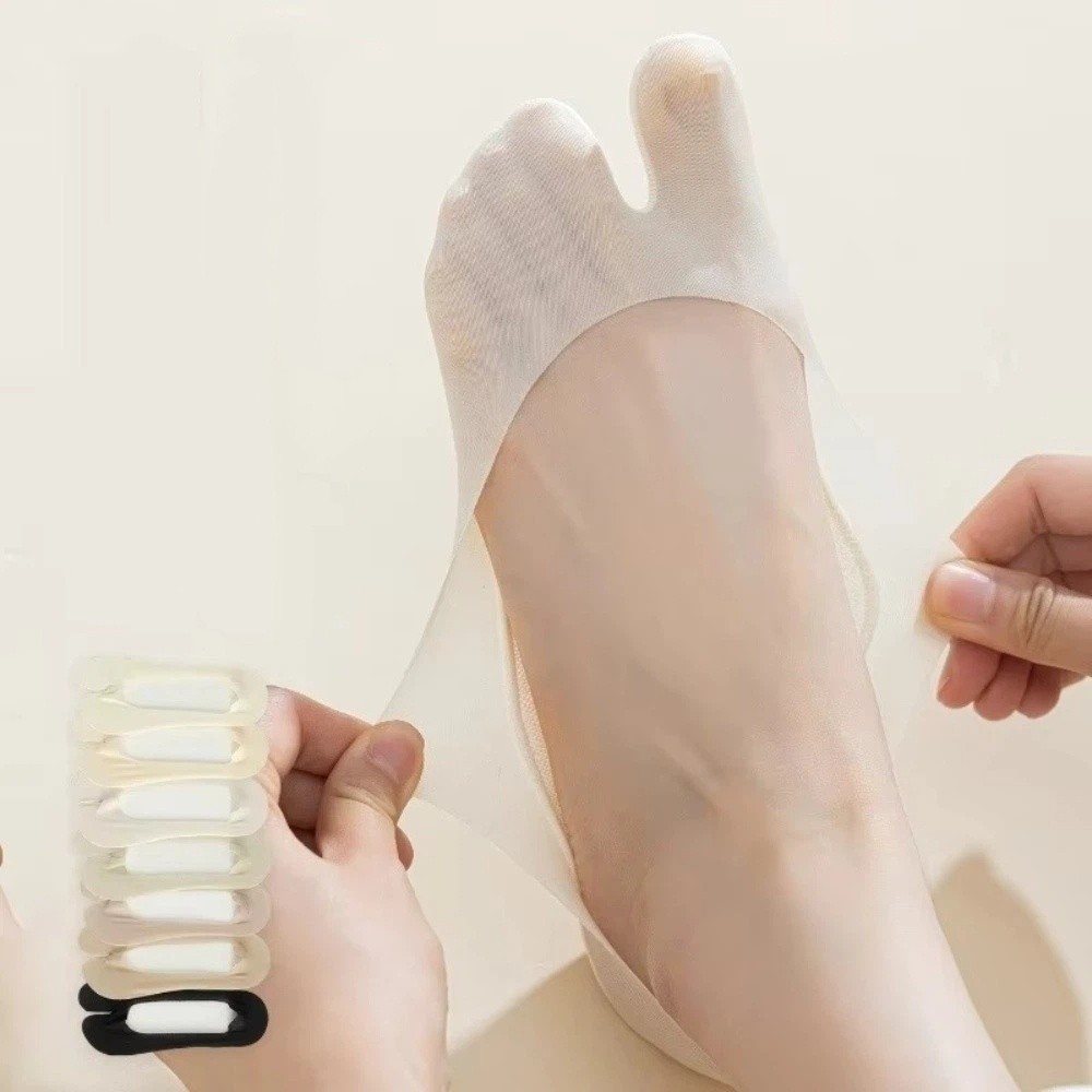Toe Sock Split - Eenvoudige, ademende, onzichtbare bootsokken van ijszijde,