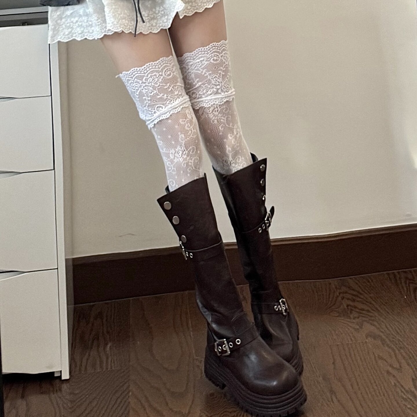 Dames Kanten Visnetkousen Sexy - Fishnet Stocking Women recensie en prijs