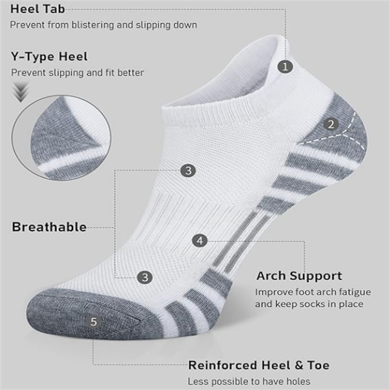 6/24 Paar Gedempte Ademend Enk - Athletic Sock Cushion recensie en prijs